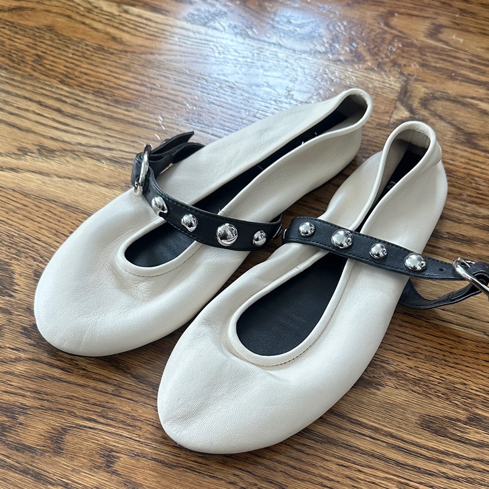 Zara Studded Flats